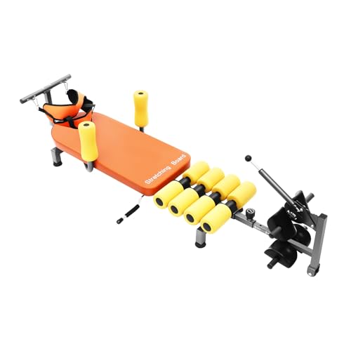 Multifunctional Full Body Traction Bed, Cervical Spine Stretcher Traction Spine Lumbar Massage Traction Table Back Stretch Decompression Machine for Tension Relief & Body Aches Pains, Massage