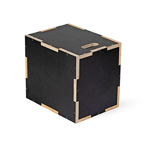 Titan Fitness Wooden Youth Wooden Plyometric Box, 12in 14in 16in, Pro-Duty Wooden Plyo Box, Step-Up Box Squat, Home Garage Gym Training