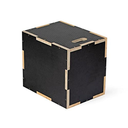Titan Fitness Wooden Youth Wooden Plyometric Box, 12in 14in 16in, Pro-Duty Wooden Plyo Box, Step-Up Box Squat, Home Garage Gym Training