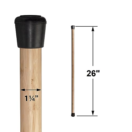 Bamboo Stick for Yoga & Sport Fitness, for use with Stretching, Breathing & Posture Exercises