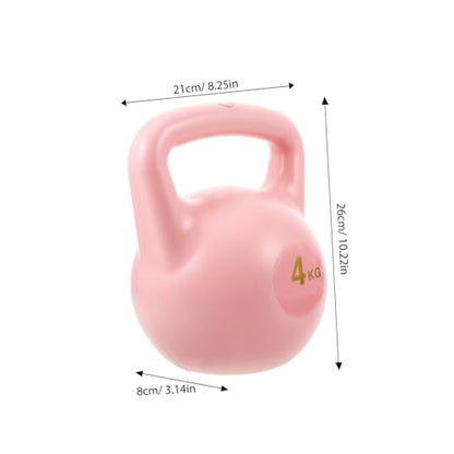 Mikikit 4kg Weight Water-fillable Kettlebells for Yoga Fitness Training Soft Handle Portable Home Equipment