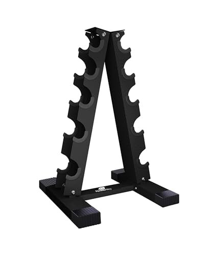 Dumbbells Storage Rack Neoprene Dumbbells Weight Rack - 2.0MM Thickness Weight Organizer Stand for Home Gym - Easy Assembly
