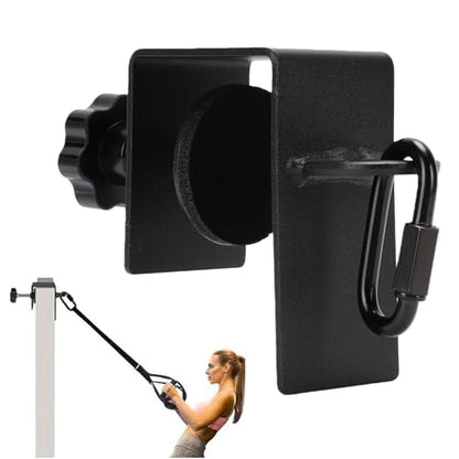 Keenso Door Anchor Iron Workout Door Mount Anchor for Strength Training Home Gym Attachment for Body Weight Straps with Heavy Duty Build Quick Setup and Space Saving Use