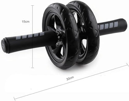 Exercise Wheels Stable Exercise Roller Abdominal Wheel Roller Non-Slip Tire Pattern Fitness Gym Exercise Dual Ab Roller Wheel New