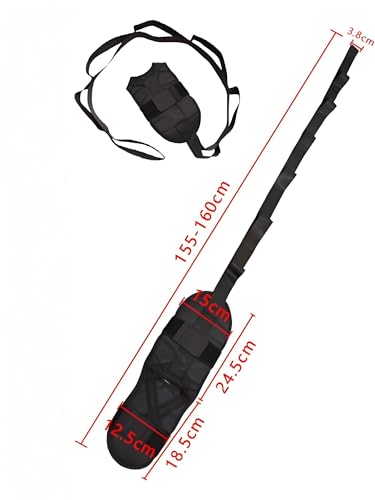 Foot and Calf Stretcher-Stretching Strap For Plantar Fasciitis, Heel Spurs, Foot Drop, Achilles Tendonitis & Hamstring. Yoga Foot & Leg Stretch Strap