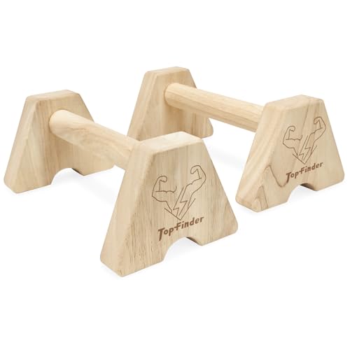 Calisthenics Bars, Push Up Bar Handstand Blocks,Parallel Bars for Calisteniamadera L Sit Bars Gymnastics Equipment