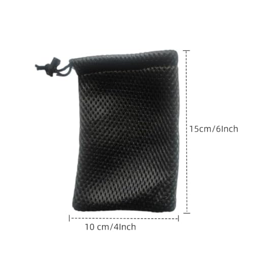 Nylon Mesh Drawstring Bag, Mesh Bags 10Pcs, Small Storage Pouch String Bags for Small Travel Stuff Bags 10 x 15cm/6 x 4Inch