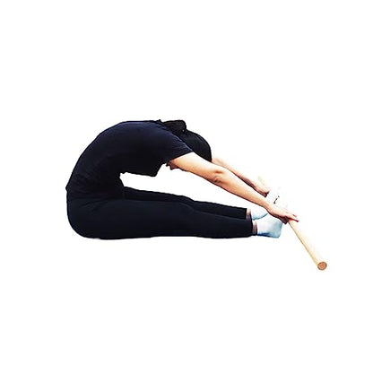 Yoga Stick | Multipurpose Wooden Pranayama Stick | Lung Opener for Fuller Breathing | Posture Corrector and Flexibility Enhancer | Detachable Robust Yoga Pole