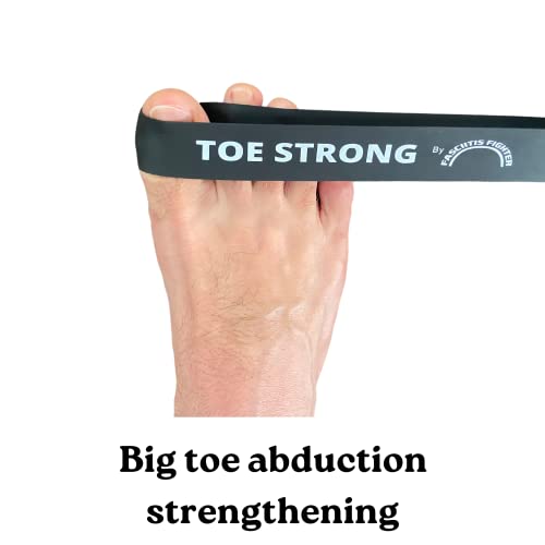 Fasciitis Fighter Toe Strong Resistance Bands | Toe and Foot Strengthening | 3 Resistance Levels for Plantar Fasciitis, Arch Strength and Foot Function