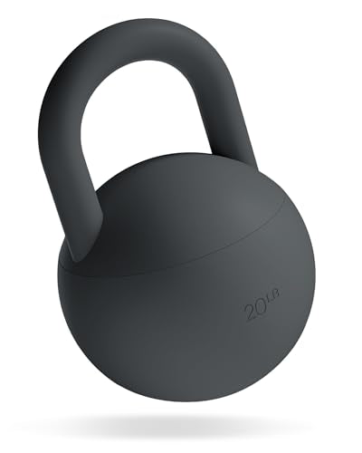 Bala Kettleball Soft Kettlebell for Women - Core & Strength Training - color: Charcoal, size: 20.0 Pounds