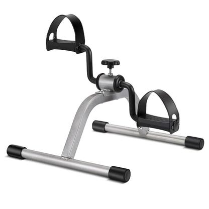 Pedal Exerciser Mini Exercise Bike for Leg and Arm Recovery Exercise Lightweight and Portable Floor Bike