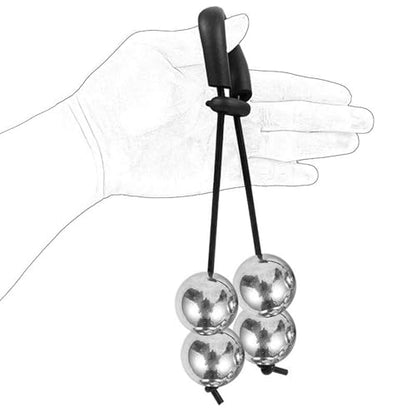 Men's Endurance Trainer, Hanging Metal Ball Exercise Ring (USF38) (4)