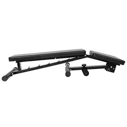 F2C Multifunction Adjustable Weight Bench, Foldable Utility Strength Training Bench for Full Body Incline Decline Home Fitness Workout Gym Exercise