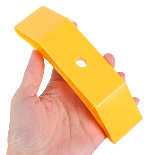 10pcs Dumbbell Rack and Kettlebell Storage Stand Hollow Weight Organizer for Home Gym, Compact Sports Equipment Holder with Shock Absorbing Yellow Design