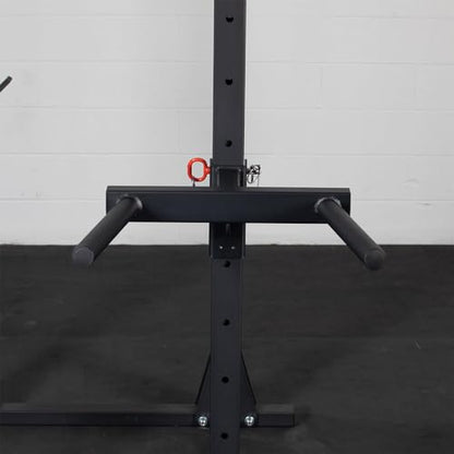 Titan Fitness Y-Dip Bar Fits X-3 Series Power Racks, Rack Mounted Dip Attachment, 550 LB Capacity, Dip Bar Station for Tricep Dips, Bodyweight Training, Calisthenics, Squat Rack