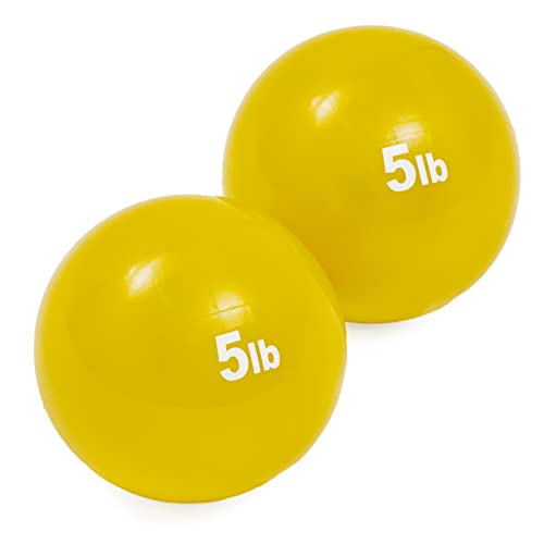 Trademark Innovations Weighted Toning Exercise Ball - Set of 2