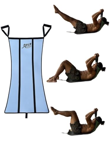 Core and Abs Resistance Trainer with Head, Neck and Back Support, Lightweight & Portable, Home Gym Equipment or Travel Workouts