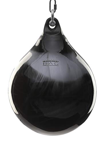 Aqua Training Bag 21" 190 Pound Heavy Punching Bag | Made in The USA and Built to Last | Easier On Joints So You Can Train for Longer | Water-Filled & Versatile - color: Haymaker Black