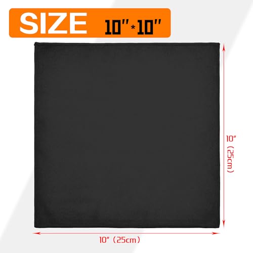 12 Pack Sweat Absorbing Handkerchiefs,Microfiber Sweat Rags Towels for Men & Women,Small Sweat Cloth for Hand,Hankies