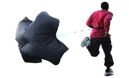 BlueDot Trading Speed Training Resistance Running Parachute Power Chute for Fitness, Strength Training, Football, Track, Soccer, and any other sports, Medium 48-Inch