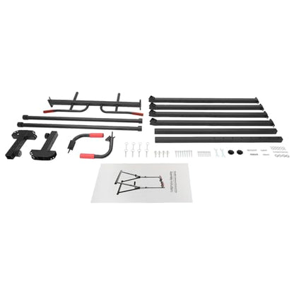 Foldable Power Tower Pull Up Bar Station, Pull Up Bars Adjustable Height Foldable Dip Station for Home Gym Workout, Heavy Duty for Strength Training, Bench Press and Leg Squats