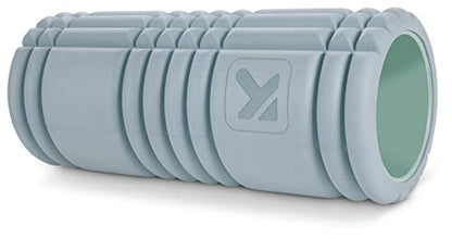 TriggerPoint Grid 1.0 Foam Roller - 13" Multi-Density Massage Roller for Deep Tissue & Muscle Recovery - Relieves Tight, Sore Muscles & Kinks, Improves Mobility & Circulation - Targets Key Body Parts - color: Slate