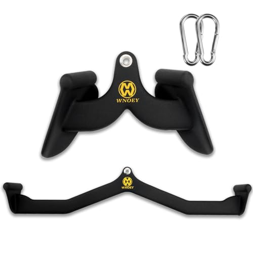 LAT Pulldown Attachment,Back Tricep Bar Strength Training,Handle Grips LAT Pull Down Bar Press Down Exercises,Cable Machine Accessories, Cable Back Attachments for Home Gym - style: Style 1+5