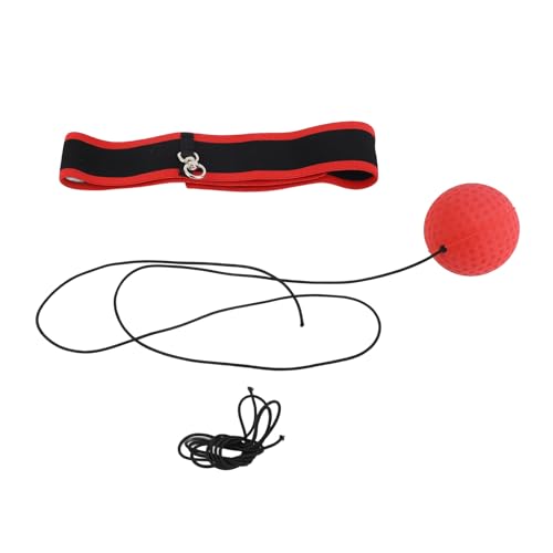 Boxing Reflex Ball, Boxing Training Ball with Adjustable Headbands Speed Trainer Workout Equipment for Reaction Punching Speed - size: E305-H01