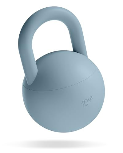 Bala Kettleball Soft Kettlebell for Women - Core & Strength Training - color: Sea, size: 10.0 Pounds