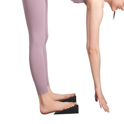 Colaxi 2X Yoga Wedge Squat Wedge Block Slanting Board Improve Lower Leg Strength Slant Board Calf Stretcher for Foot Stretching