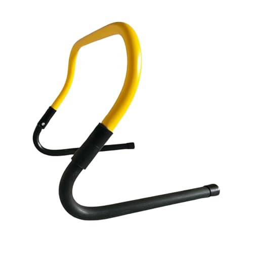 Menolana Agility Hurdle Adjustable Obstacle Improves Strength Speed Hurdle Jumping Bar for Games Football Coaching Multi Sports - color: Yellow Black