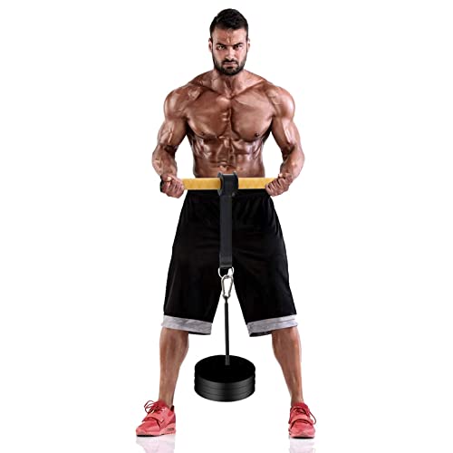 PELLOR Wrist and Forearm Blaster, Wrist Roller & Forearm Roller with Anti-Slip Grip Handles, Forearm Strength Trainer Ideal for Grip Strength, Muscle Building, Rehabilitation