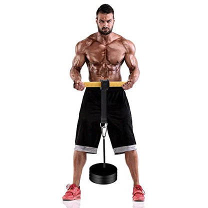 PELLOR Wrist and Forearm Blaster, Wrist Roller & Forearm Roller with Anti-Slip Grip Handles, Forearm Strength Trainer Ideal for Grip Strength, Muscle Building, Rehabilitation