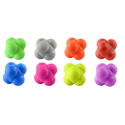 Training Reaction Balls with 6 Sides for Agility Trainer Speed Reaction Skills Hand Eye Coordination Agility Trainer Hand Eye Coordination Toy