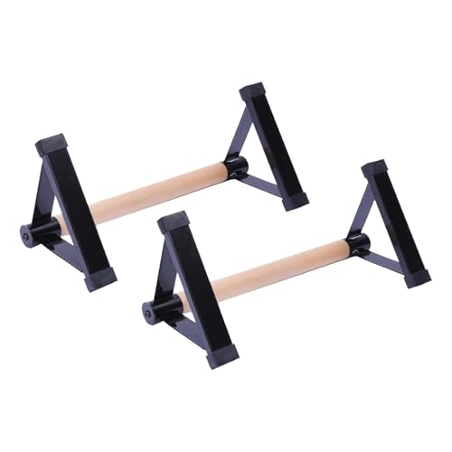 Premium Wooden Push Up Bars Set for Strength Training and Body Fitness