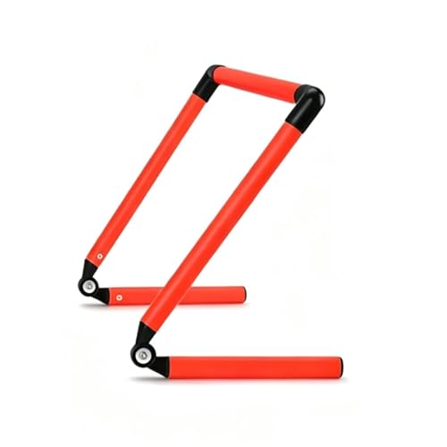 Foldable Agility Hurdles Lightweight Folding Hurdle Bright Color Agility Hurdles for Kids - color: Orange, size: 15CM 5-15cm Adjustable
