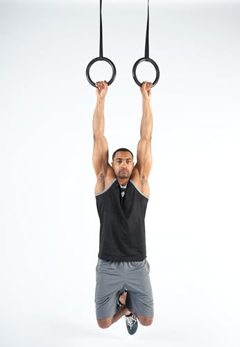 Black Mountain Products 1200lbs Rated Multi-Use Exercise Gymnastics Rings