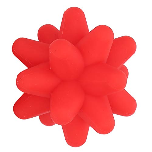 Diohce Spiky Massage Ball, Acupoint Physical Massage Balls, for Foot Massage, Deep Tissue Massage Ball, Point Plantar Fasciitis Relief (Red)