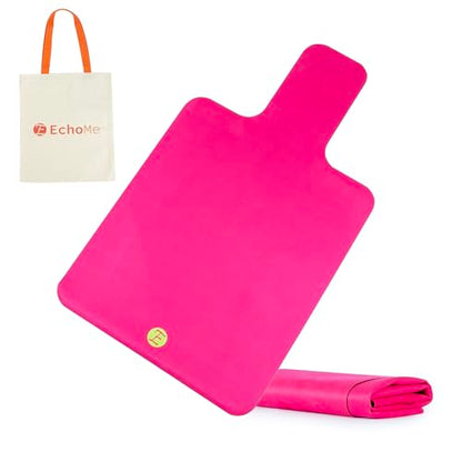 Echome Non-Slip Pilates Reformer Mat with Mesh Bag – Sweat-Wicking, Lightweight, Fits Balanced Body/Merrithew/Aeropilates (38"x22") - color: Rush Rose