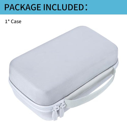 Case Compatible with Brother P-Touch PT-N10 Personal Handheld Label Maker (Case Only) - color: White+Blue Zipper, size: for P-Touch PT-N10