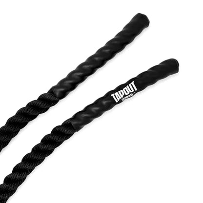 Tapout 9.5-Foot Battle Rope - Compact & Durable, Perfect for Full-Body Workouts, Home Gym Training (1 inch Diameter)