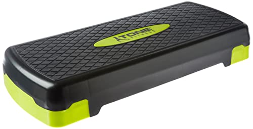 Tone Fitness Compact Aerobic Step Platform | Exercise Step - style: Black/Yellow