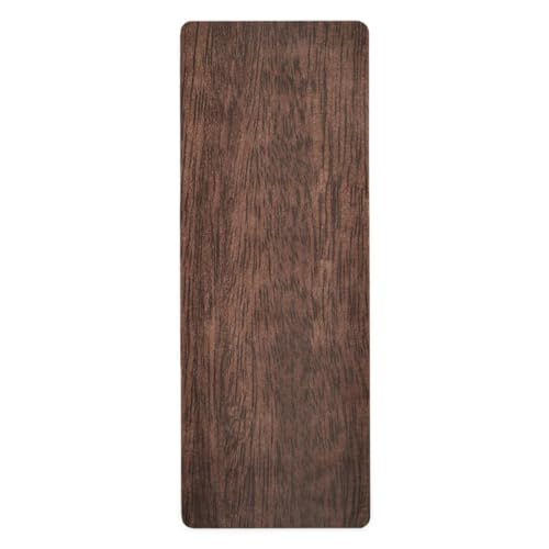 YETTASBIN Brown Solid Wood Yoga Mat for Women Men, Non Slip Exercise Mat Portable Travel Workout Mat with Storage Bag for Home Yoga, Pilates, Fitness 71x 26 Inch