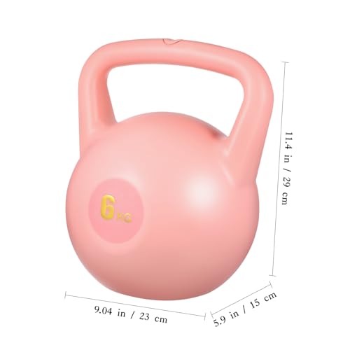 Mikinona Water Filled PE Kettlebell Soft Gym Equipment for Home Fitness Training Portable Strength Workout Tool for Men and Women Safe Rounded Design for Injury Prevention