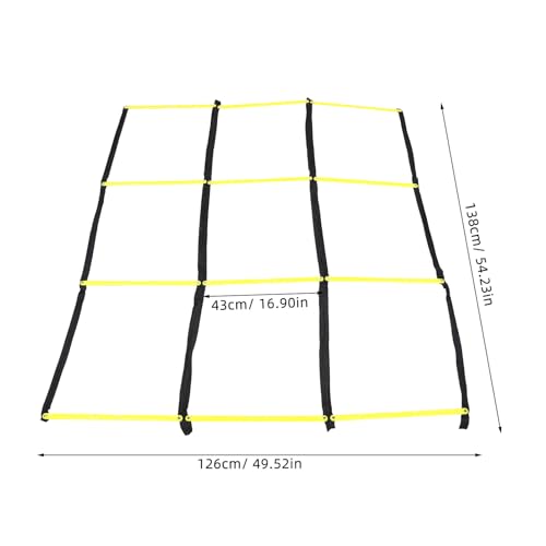 Healeved Agility Ladder Soccer Training Ladder Foldable Speed Footwork Multifunctional Sports Agility Trainer for Football Drills