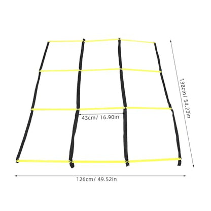 Healeved Agility Ladder Soccer Training Ladder Foldable Speed Footwork Multifunctional Sports Agility Trainer for Football Drills