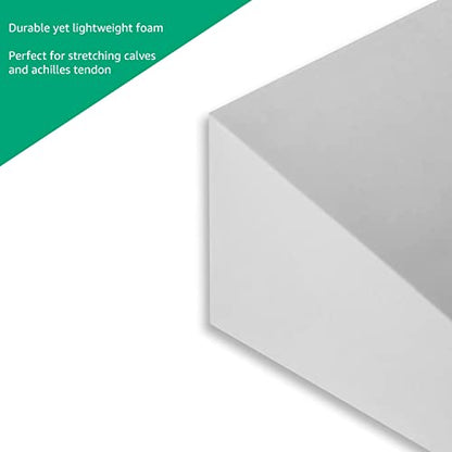 12" Foam Incline Stretch Wedge - Set of 2 - By Trademark Innovations (Dove Gray) - color: Dove Gray