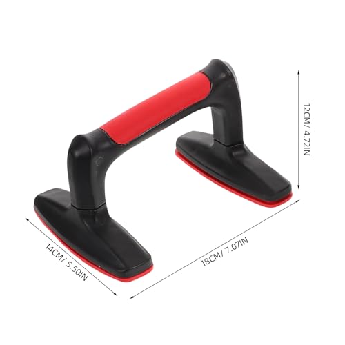 2pcs Non-slip Push up Bars Handles Plastic Parallettes Ergonomic Floor Pushup Stands for Men and Women Home Gym Strength Training Equipment