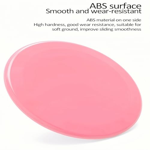 Core Sliding Discs - Dual Sided Workout Sliders for Carpet & Hardwood Floor - Home Ab Pads Exercise Equipment Fitness Sliders for Women and Men