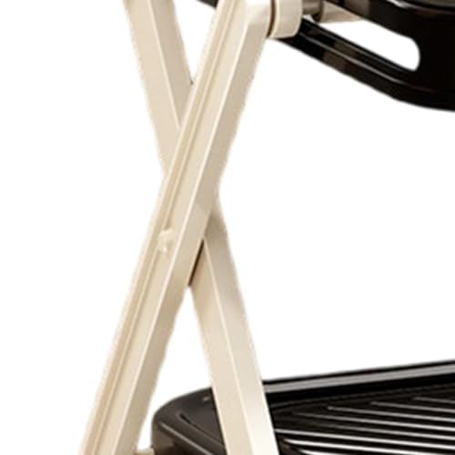 Multi-Tier Prep Tray Rack Foldable Space Saving 3 Tier - color: Black